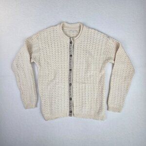 Vintage ALPS Cardigan Size Large Cream / Ivory